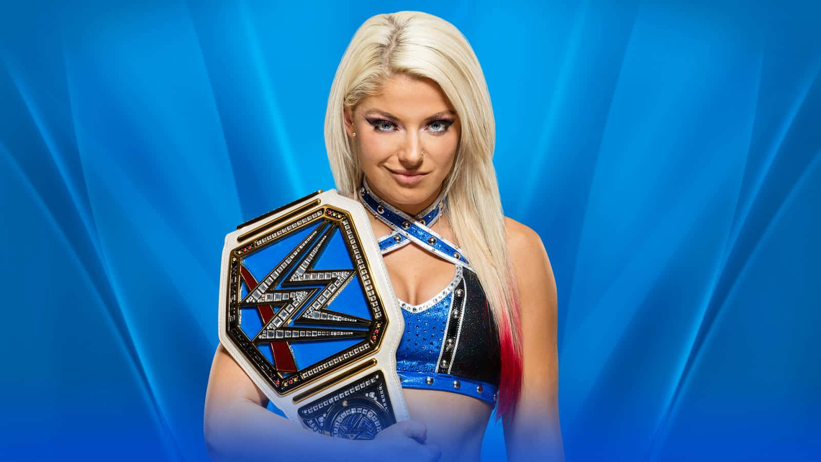 Alexa Bliss Blue Aesthetic Background