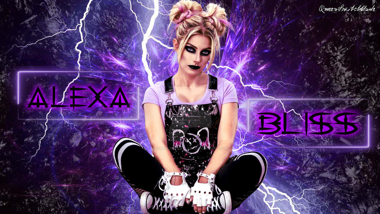 Alexa Bliss Cross-legged Background