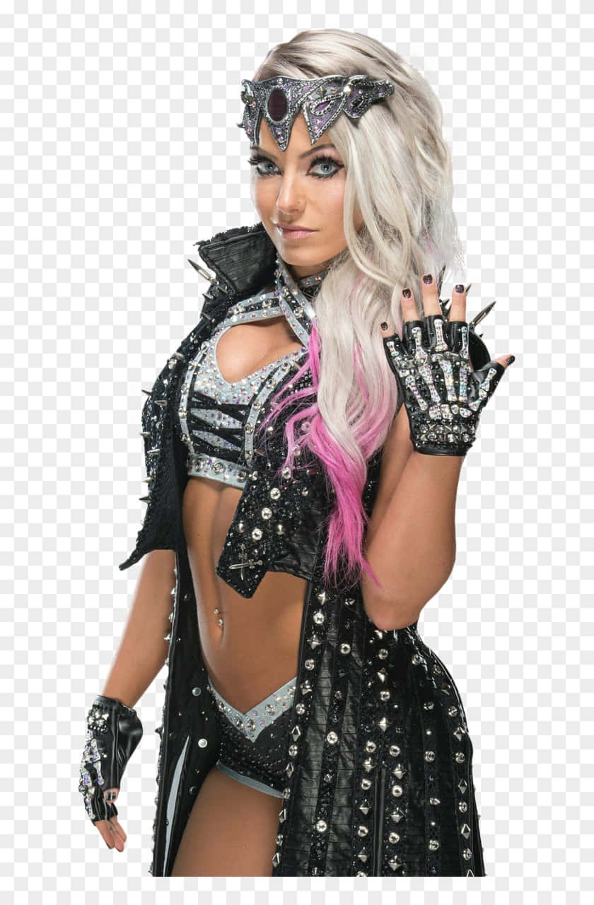 Alexa Bliss Hand Raised Background