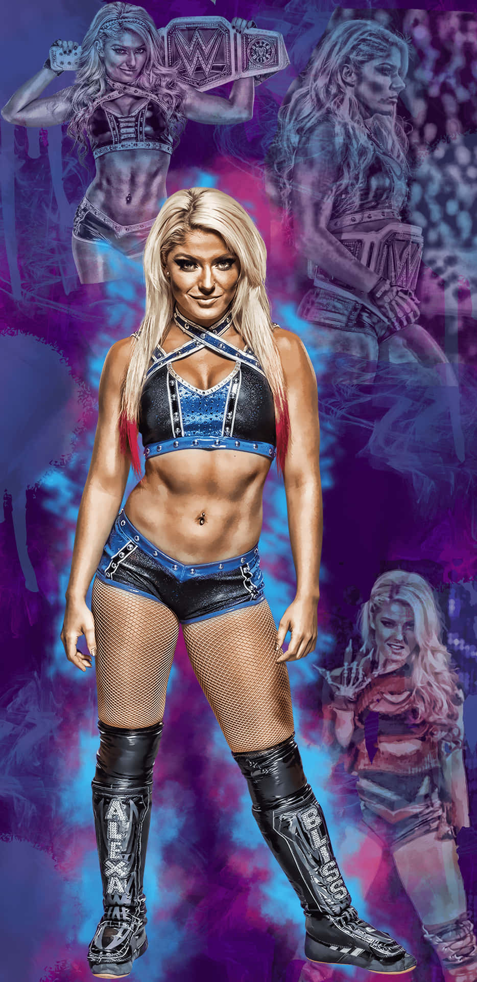 Alexa Bliss In Her Winning Moment Background