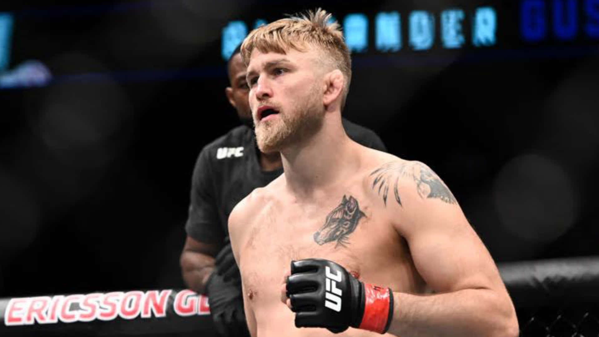 Alexander Gustafsson Exuding Athletic Dominance In Ufc Background