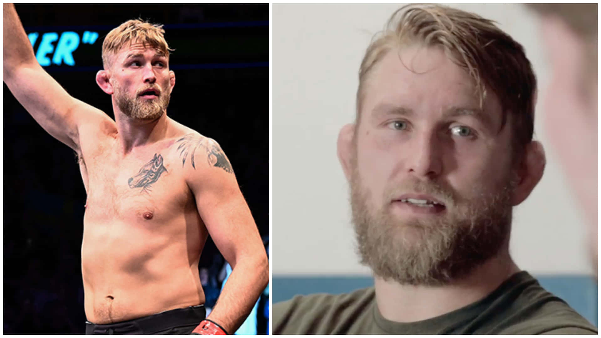 Alexander Gustafsson On And Off The Cage Background