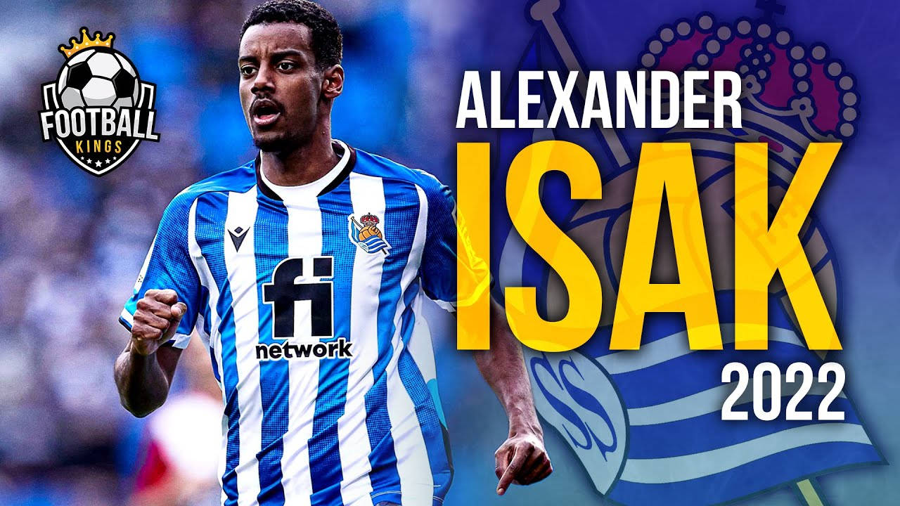 Alexander Isak Name And Photo Background