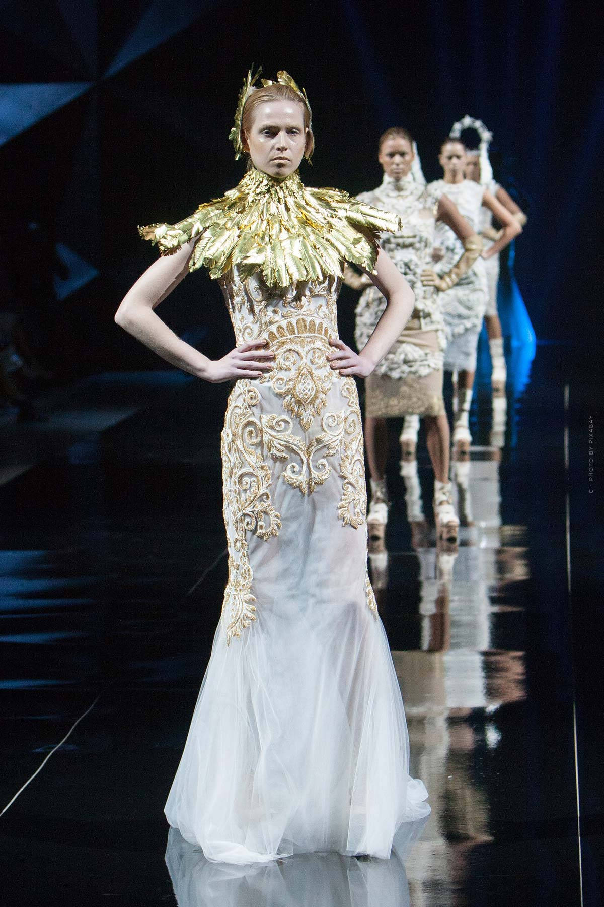 Alexander Mcqueen Goddess Dress