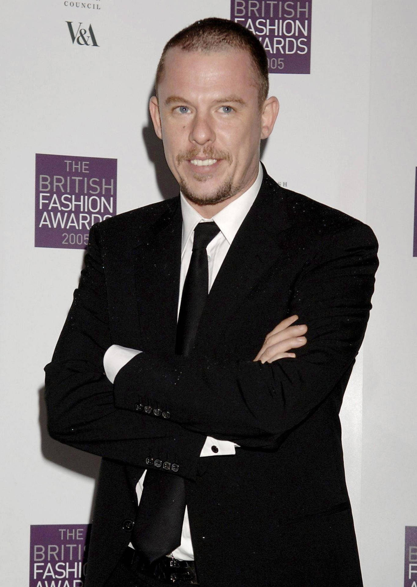 Alexander Mcqueen Suit Pose Background