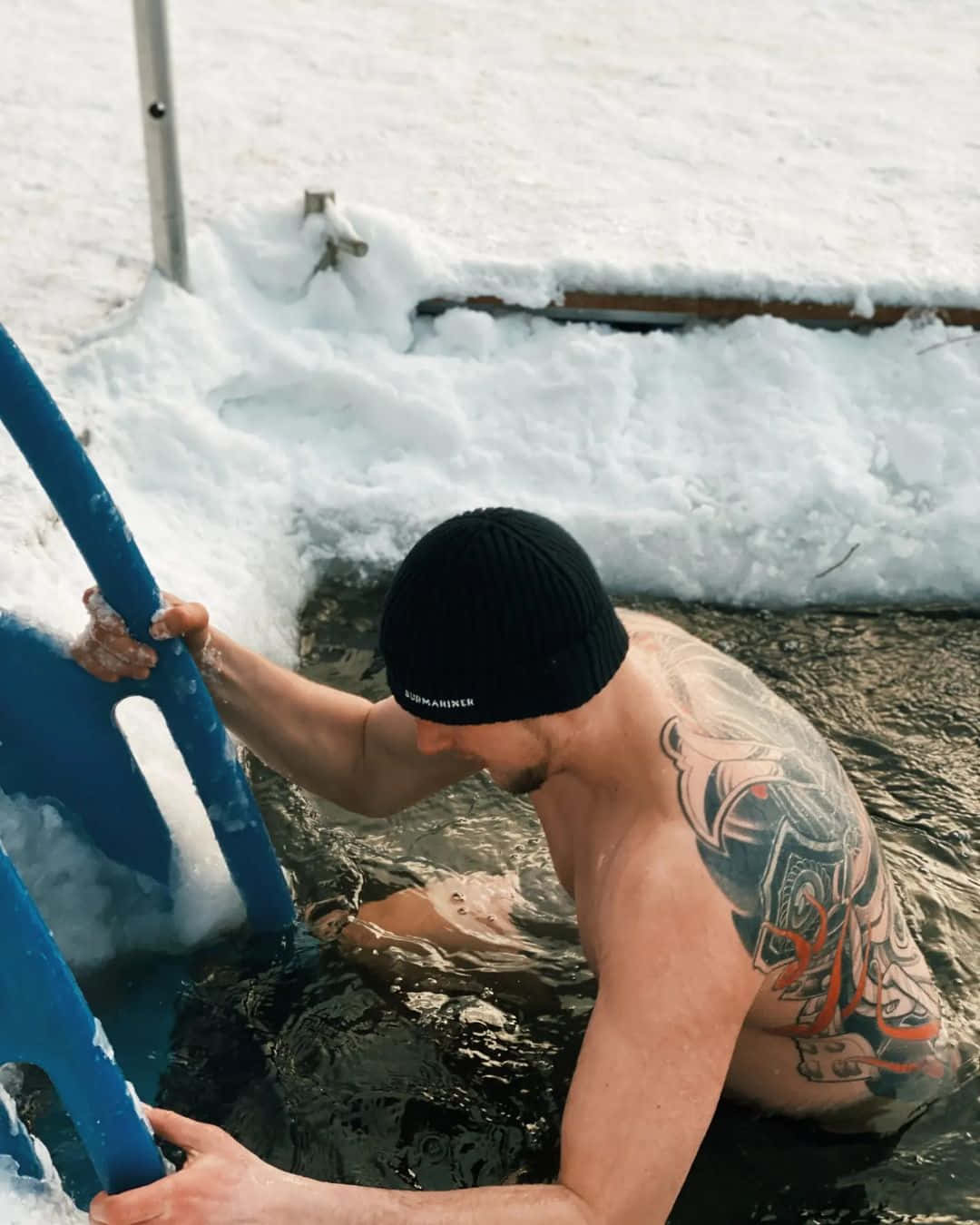 Alexander Volkov Finished Swimming