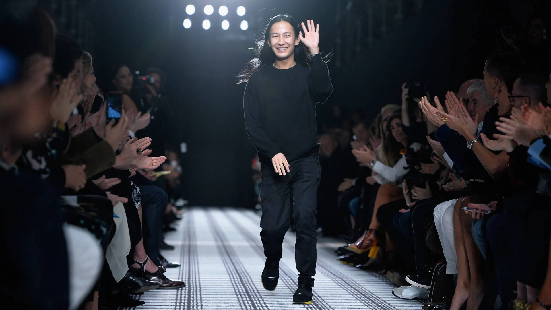 Alexander Wang On The Runway Background