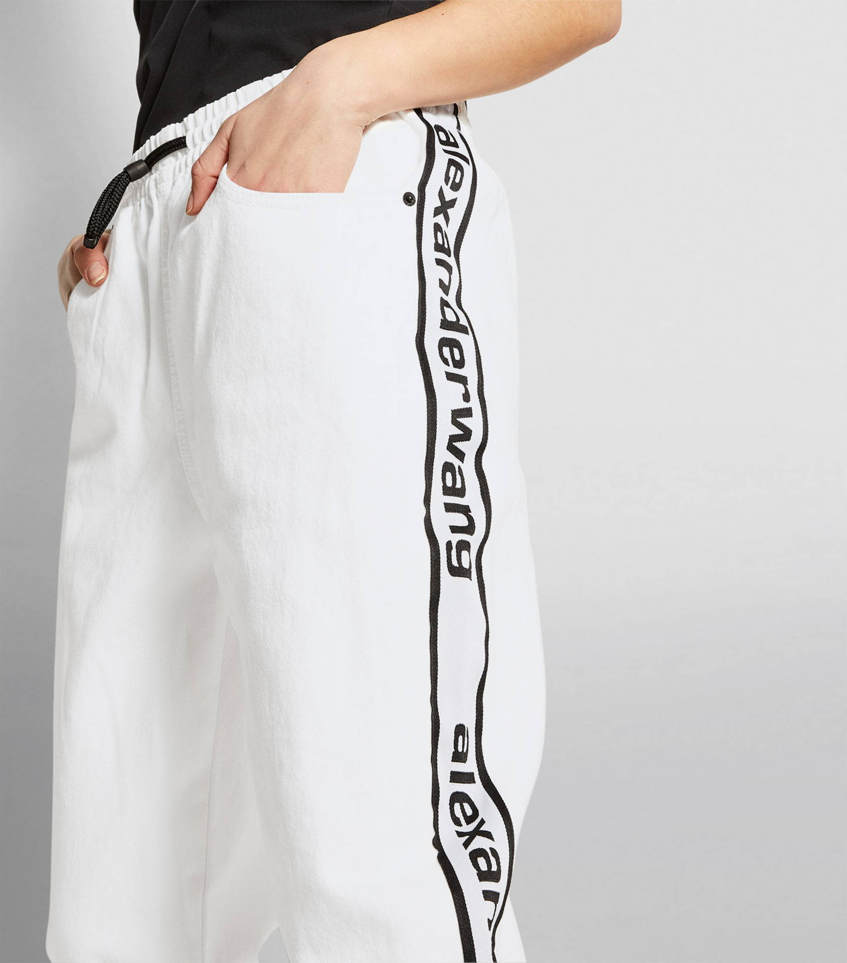 Alexander Wang White Sweatpants