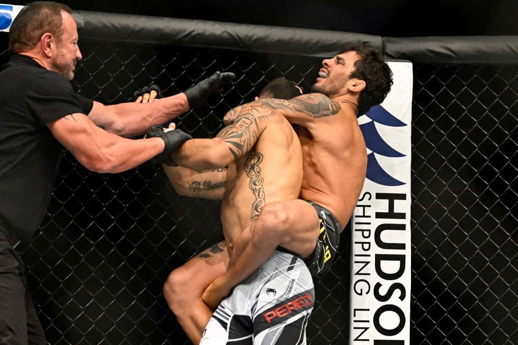 Alexandre Pantoja Cornering Opponent