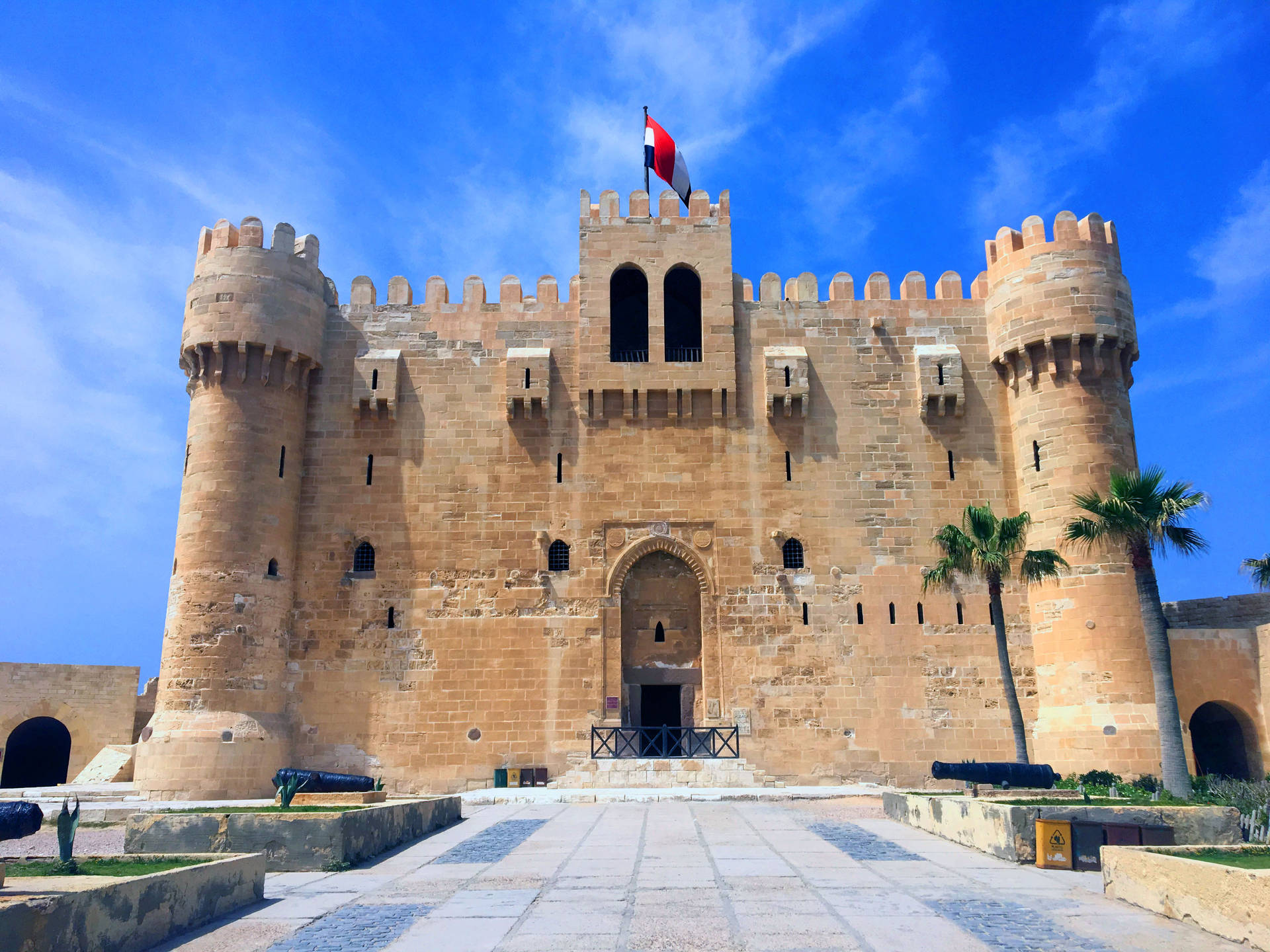 Alexandria Citadel Of Qaitbay Background
