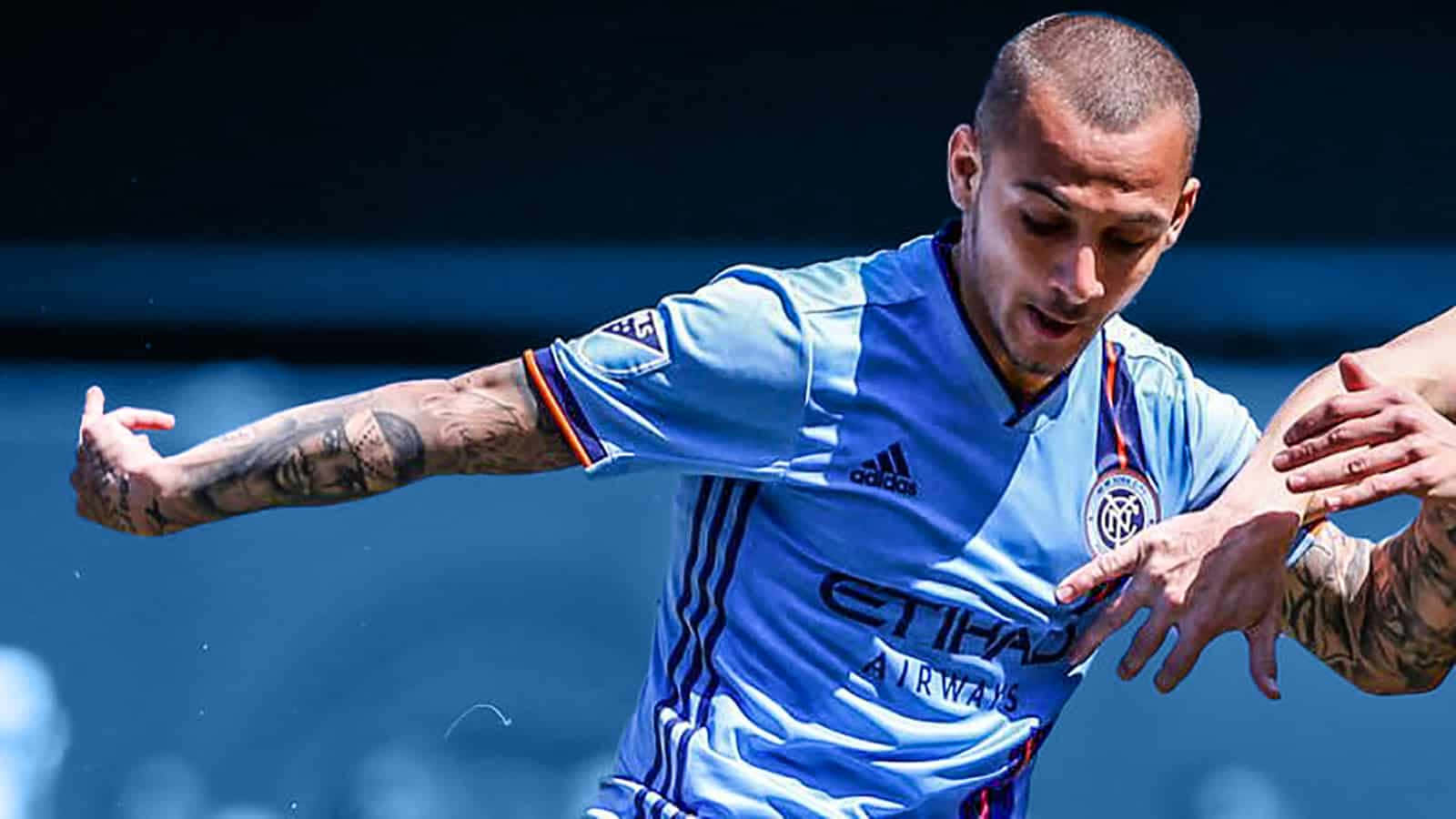 Alexandru Mitrita Against A Montreal Impact Background