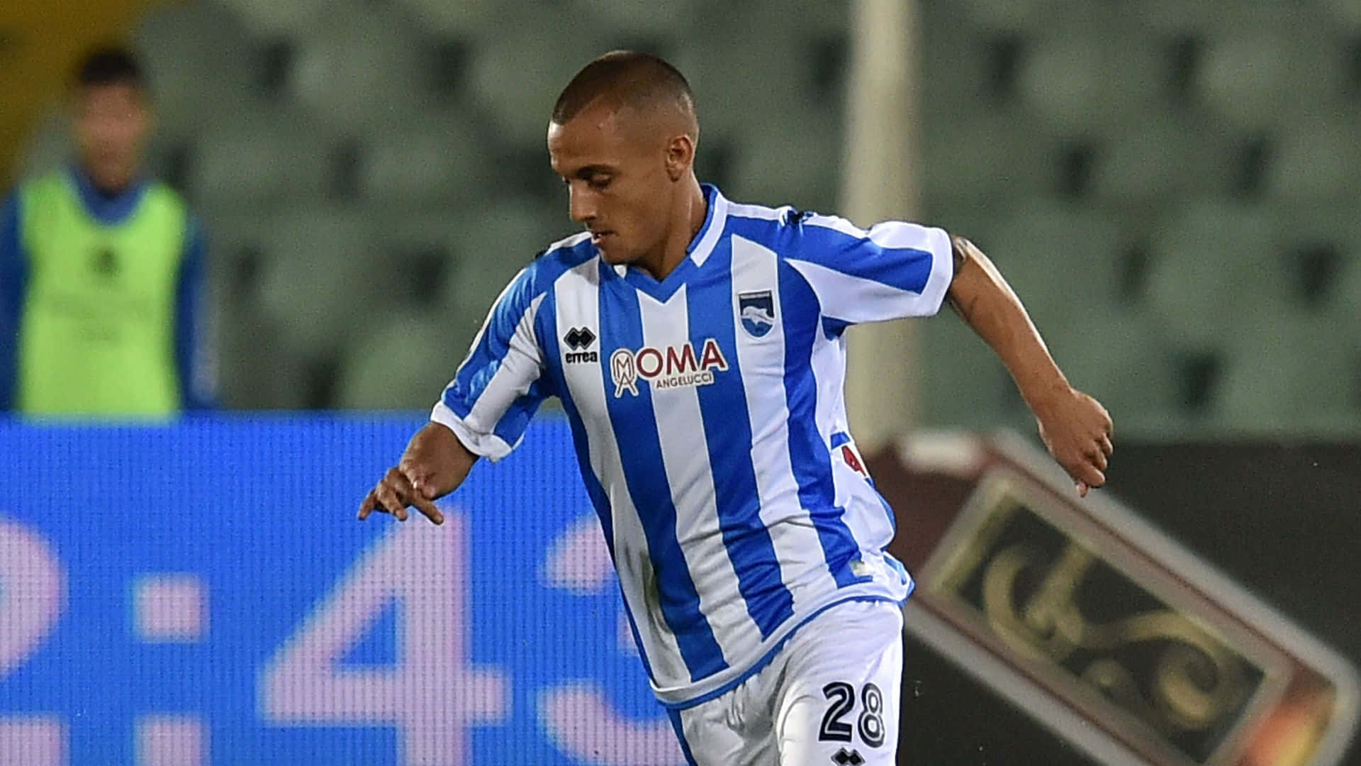 Alexandru Mitrita In Action Against Fc Torino Background