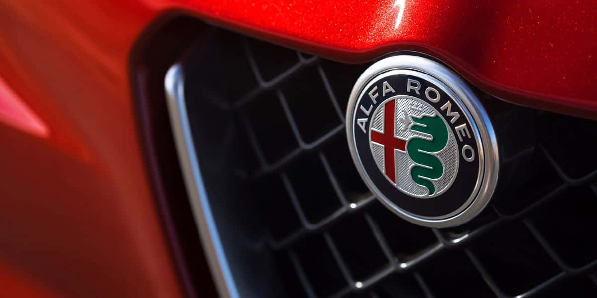 Alfa Romeo Badge Closeup