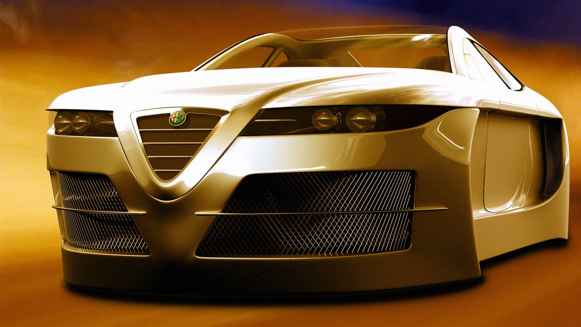 Alfa Romeo Iphone Gold Background