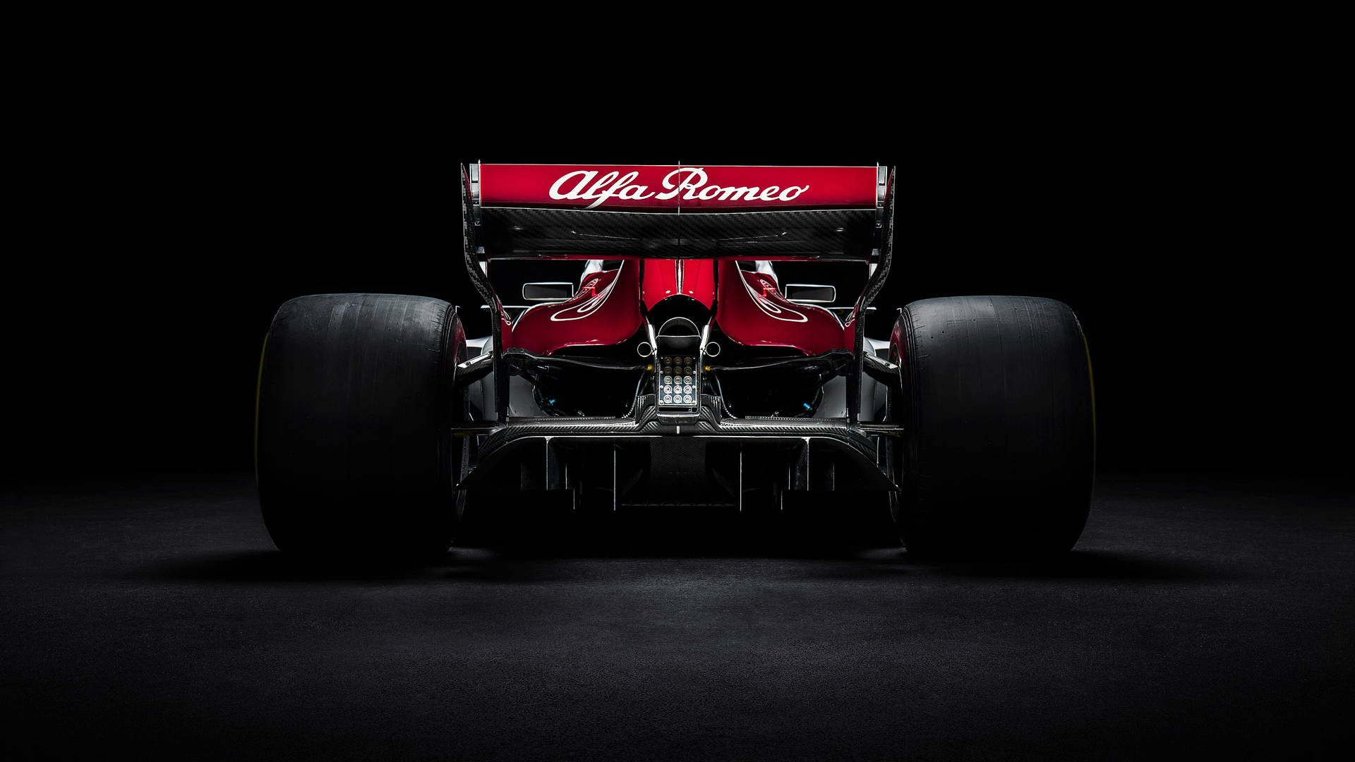 Alfa Romeo Races Ahead Background