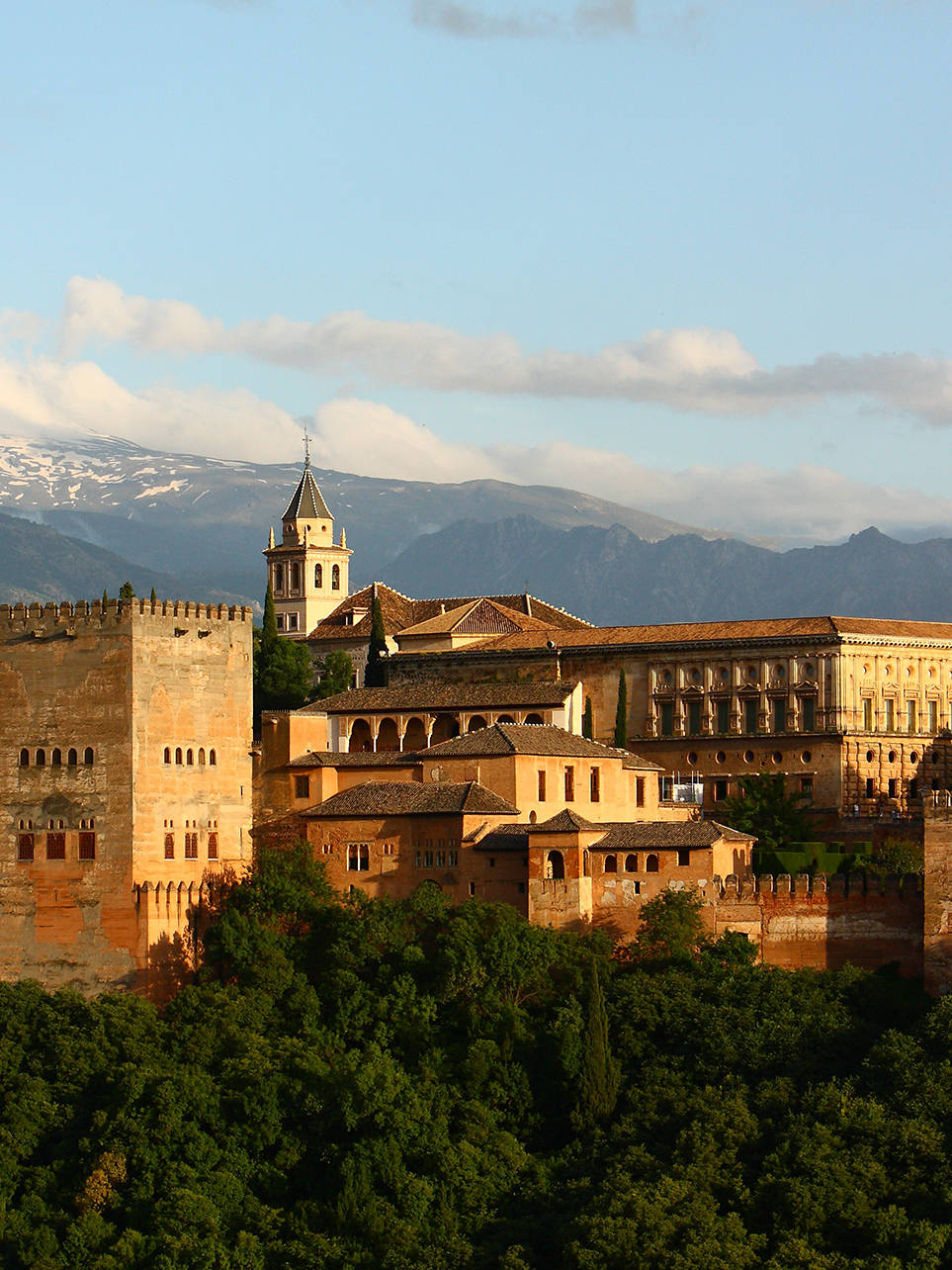 Alhambra Fortress Sunset