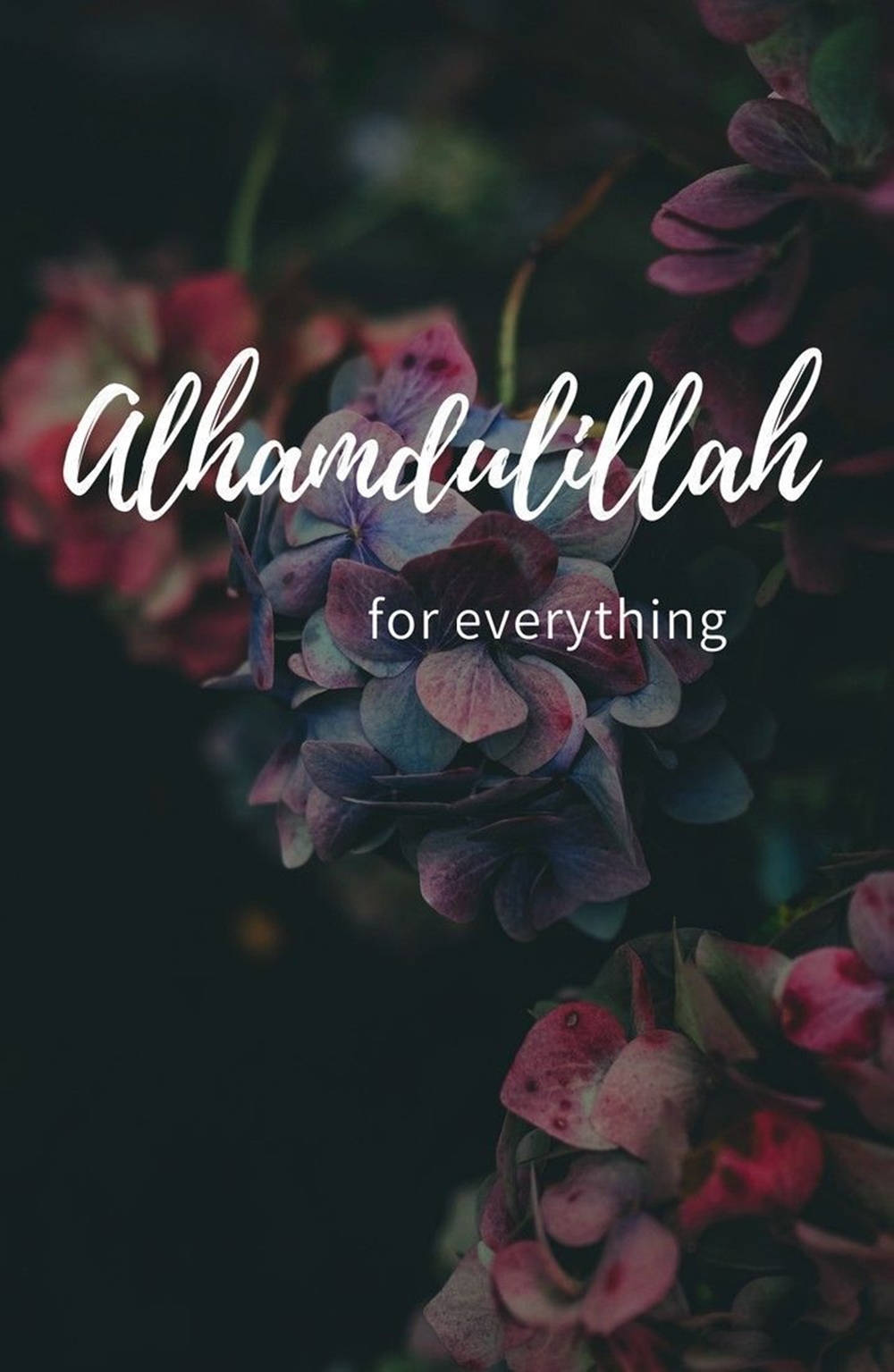 Alhamdulillah For Everything Background