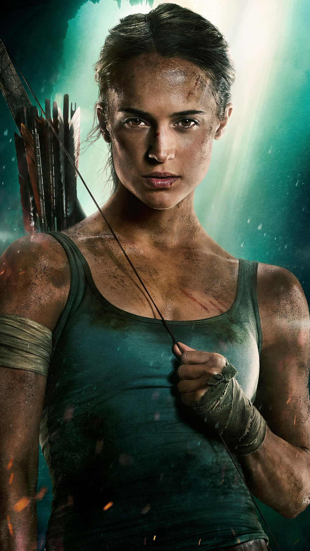 Alicia Vikander Tomb Raider Phone Background