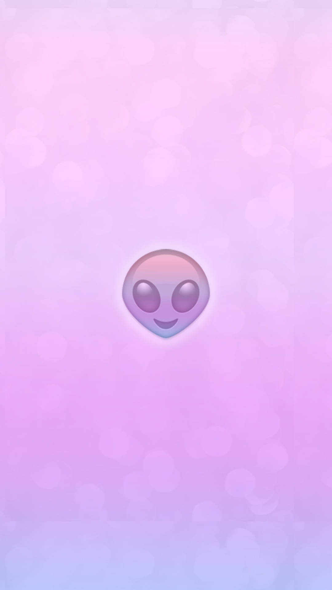 Alien Emoji Purple Iphone Background
