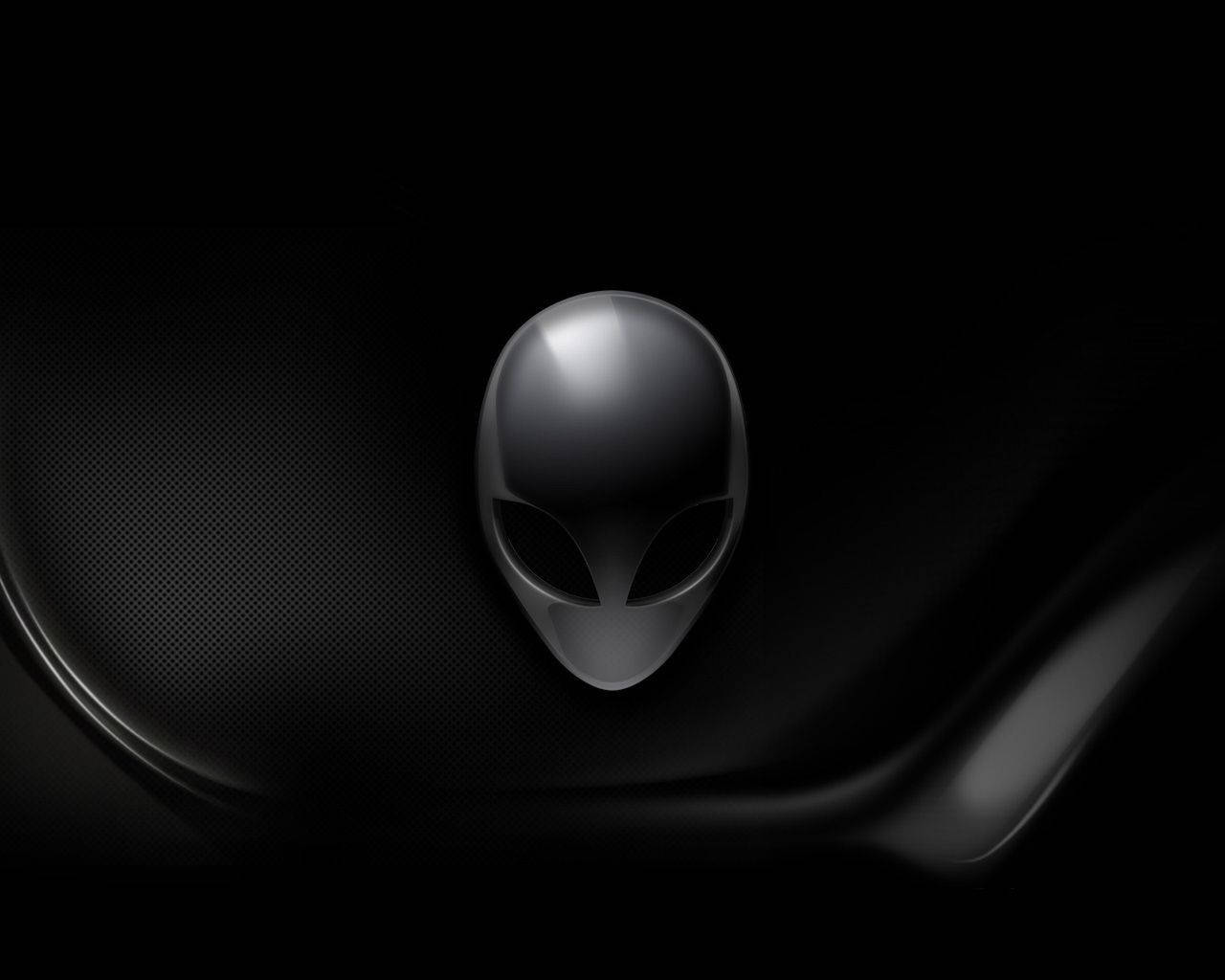 Alien Face Black 3d Background