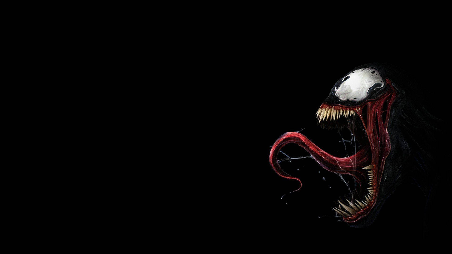 Alien Symbiote Venom Mouth Background