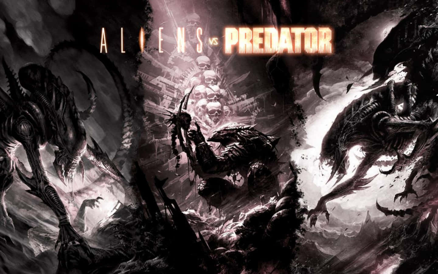 Alien Vs Predator Movie Poster Background