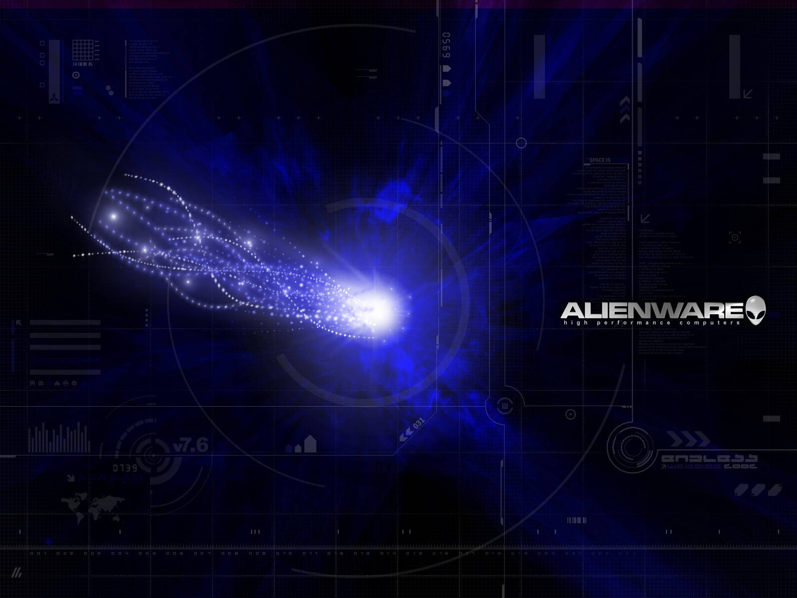 Alienware Default Blue Light Background