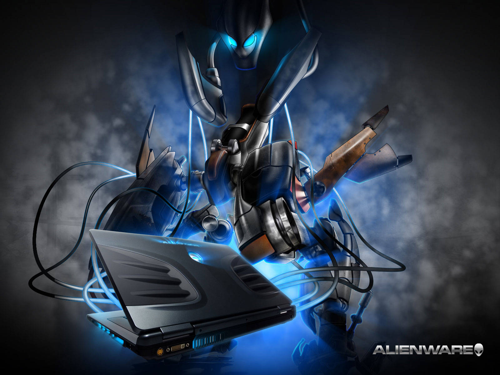Alienware Default Cyborg Background