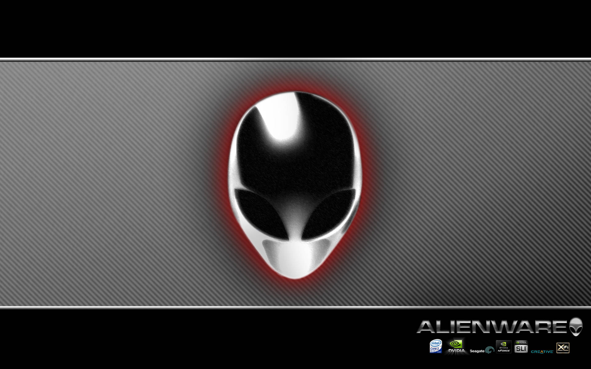 Alienware Default Gray And Black Background