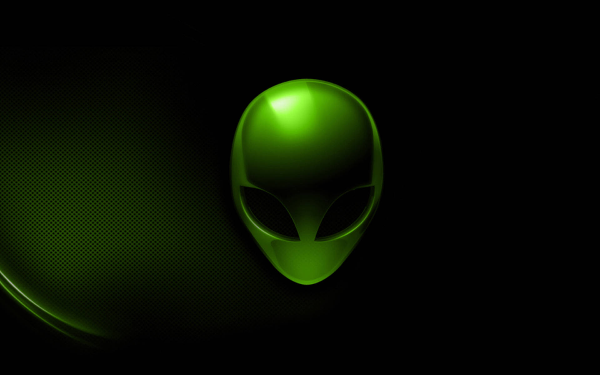Alienware Default Green Logo Background