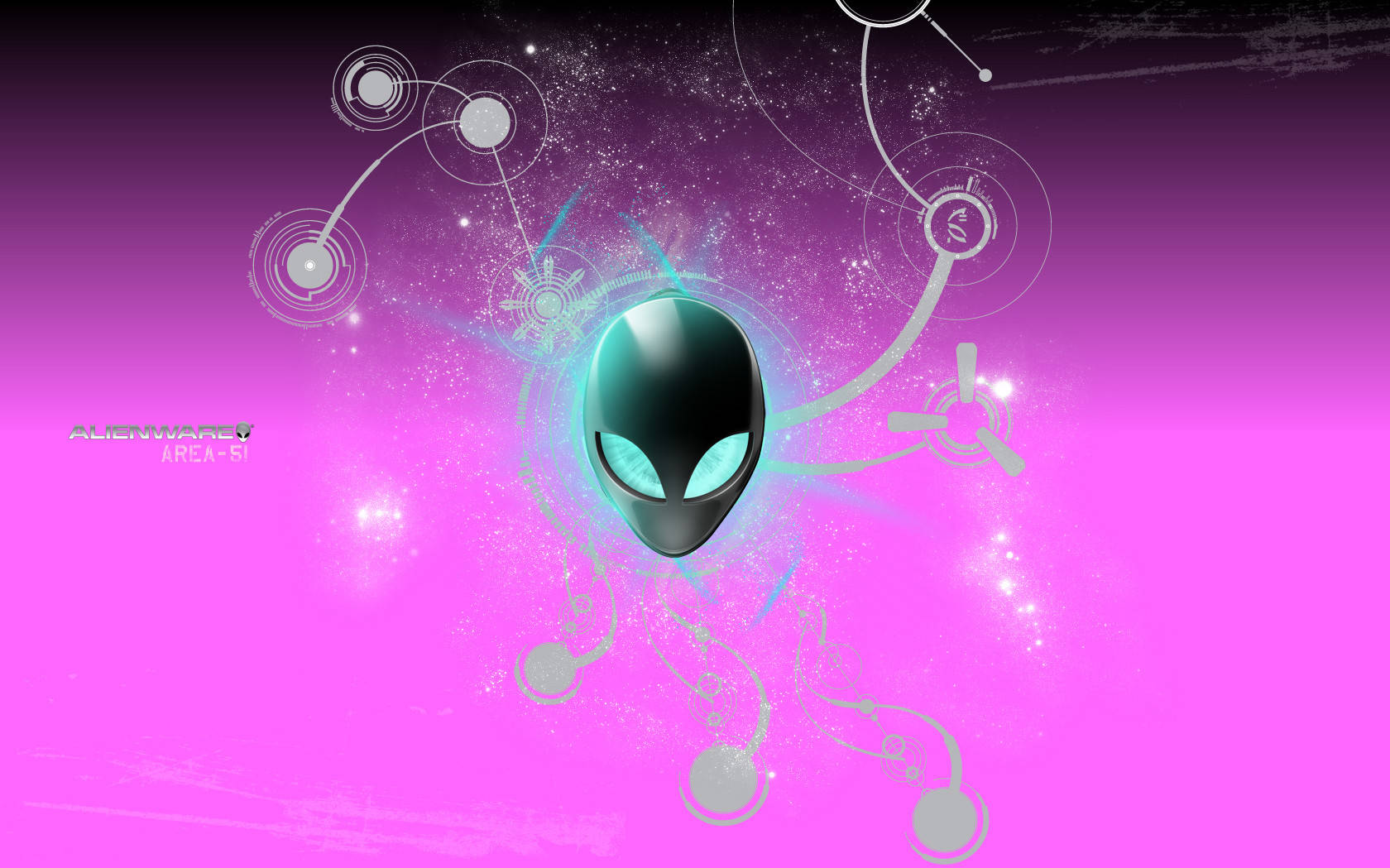 Alienware Default Pink Aesthetic Background