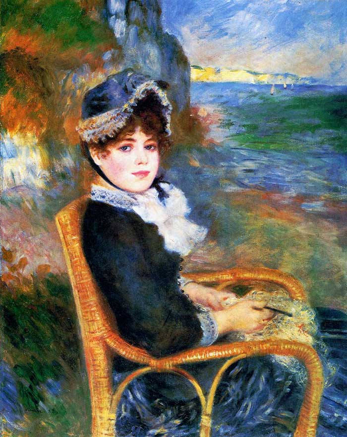 Aline Victorine By Renoir Background