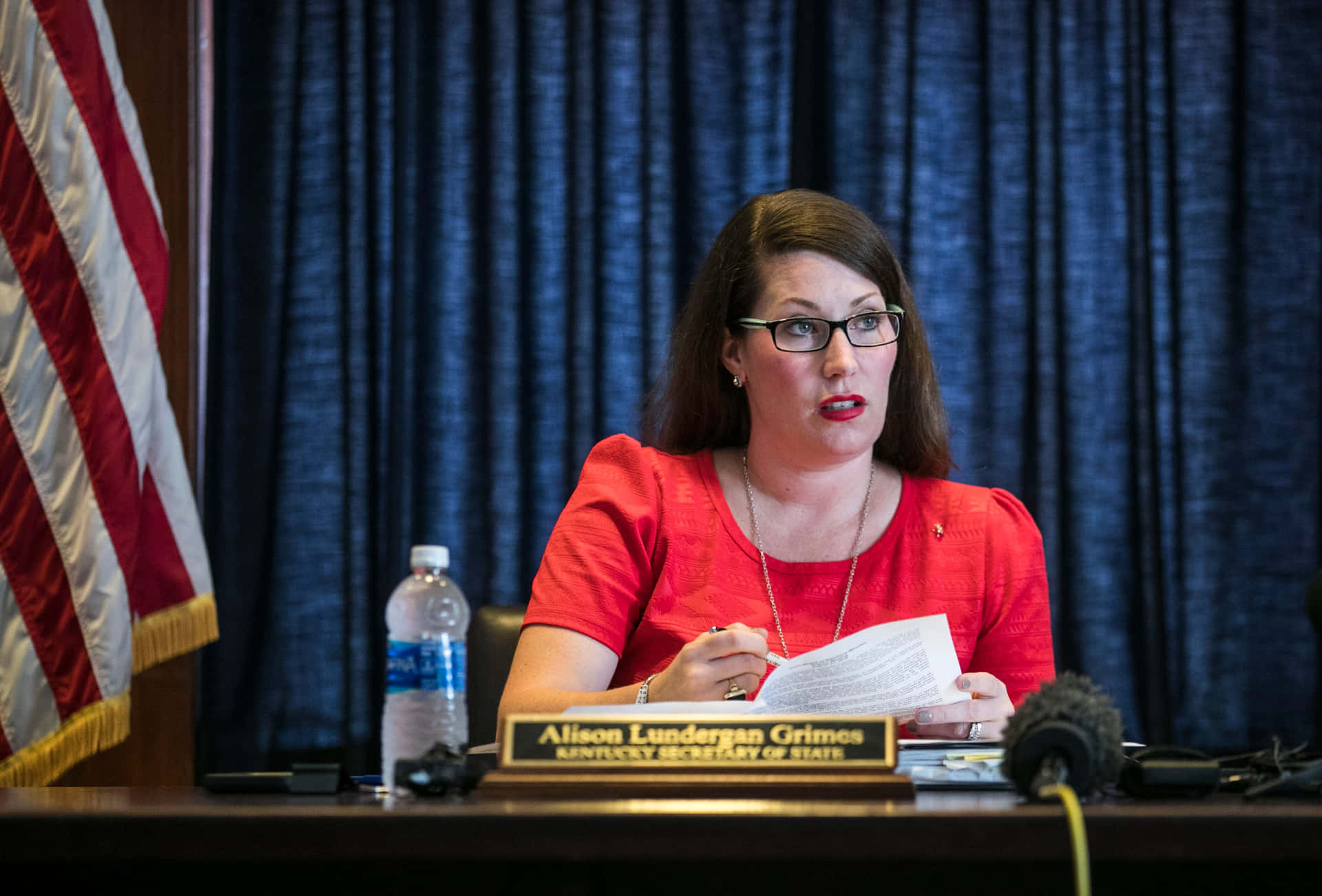 Alison Lundergan Grimes As Secretary Background