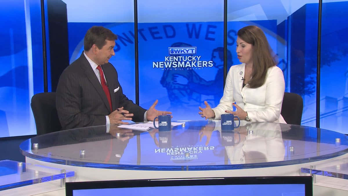 Alison Lundergan Grimes At News Background