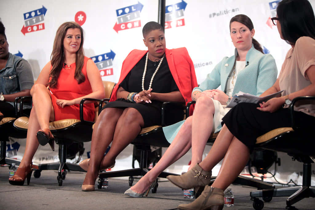 Alison Lundergan Grimes In Politicon Background