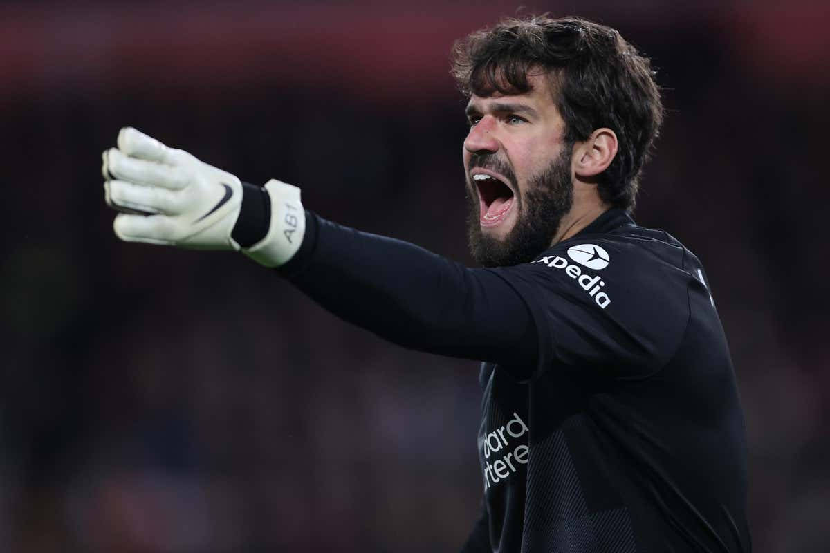 Alisson Becker Giving Directions Background