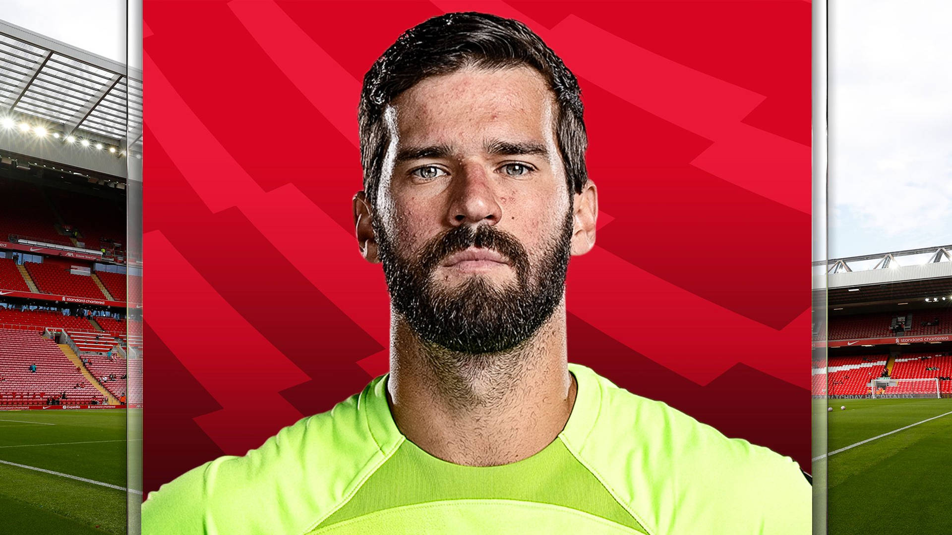 Alisson Becker Profile Shot Background