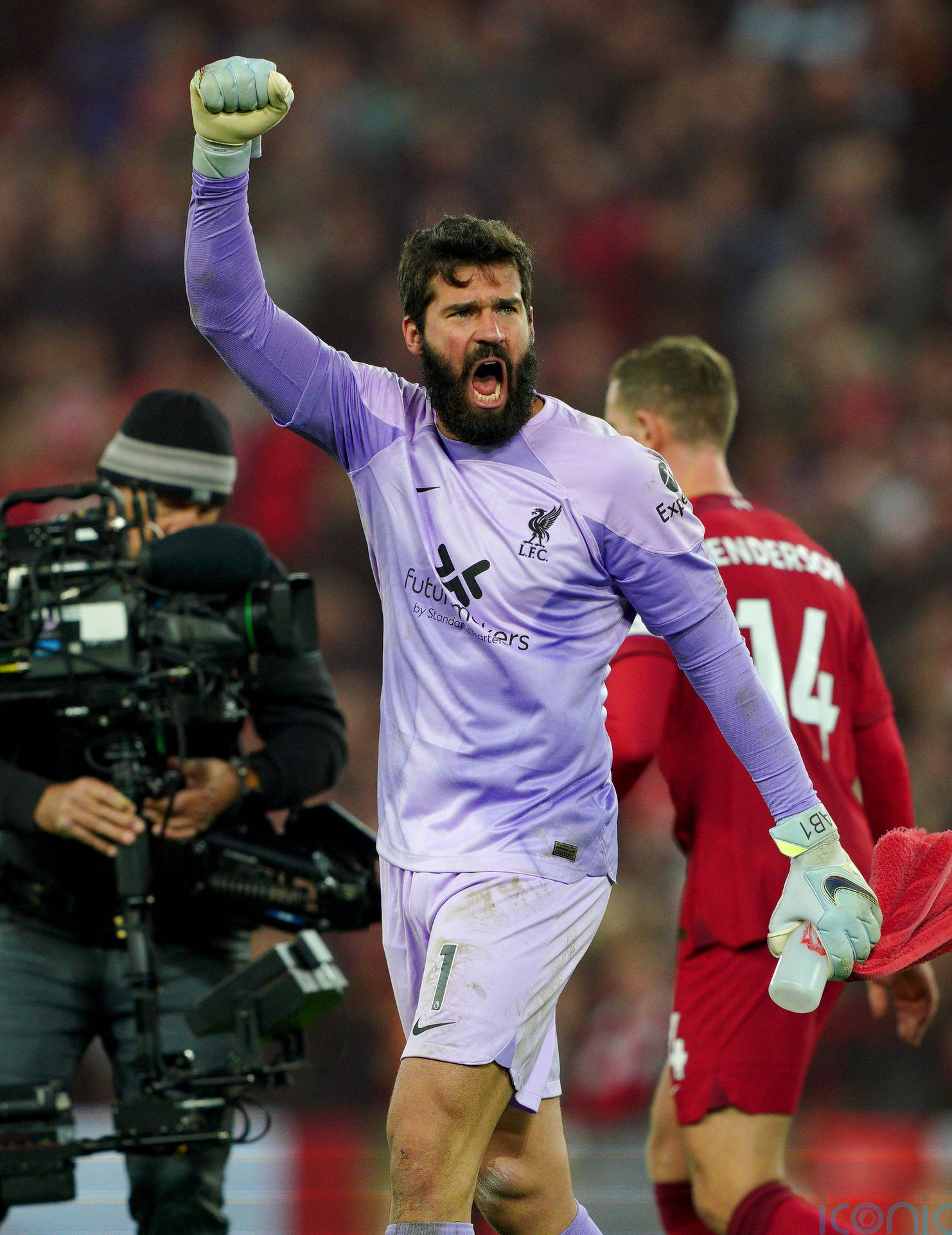 Alisson Becker Purple Liverpool Jersey