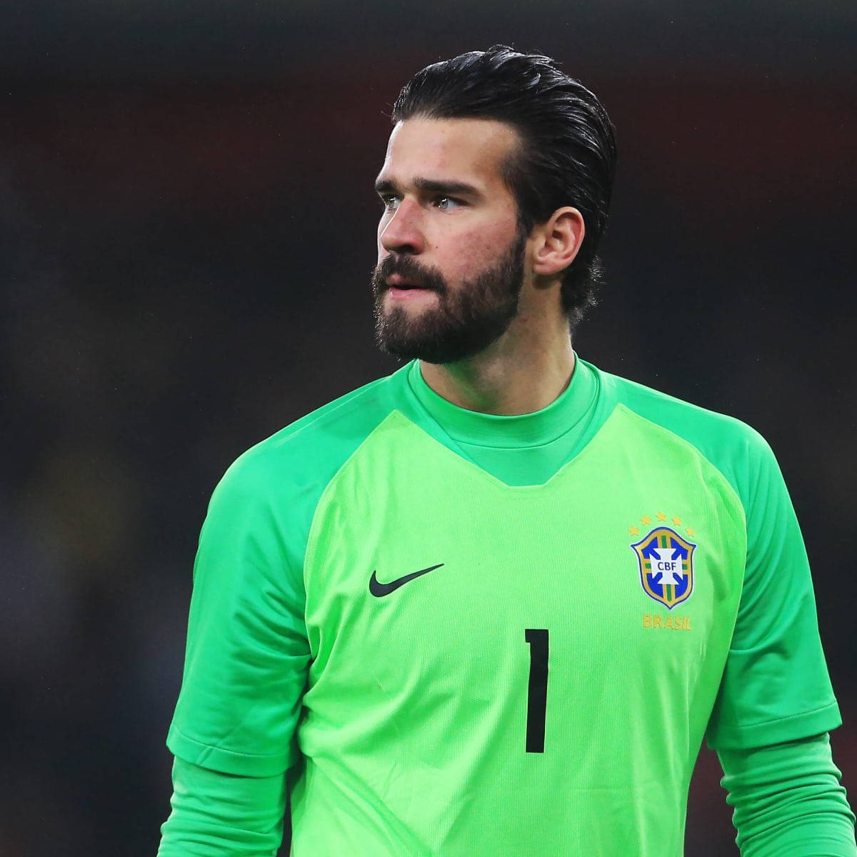 Alisson Becker Slicked Back Hair