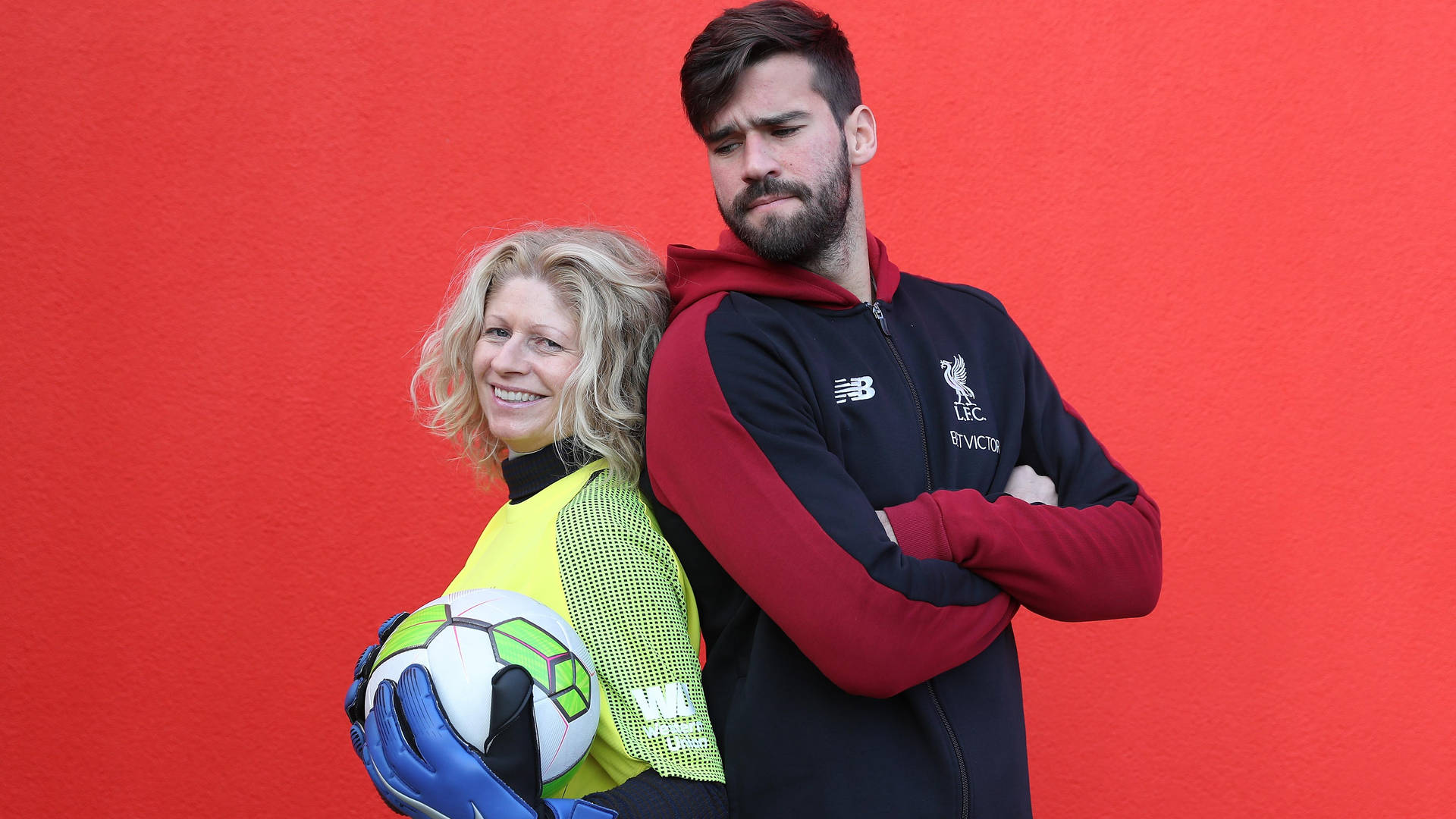 Alisson Becker With Alyson Rudd Background