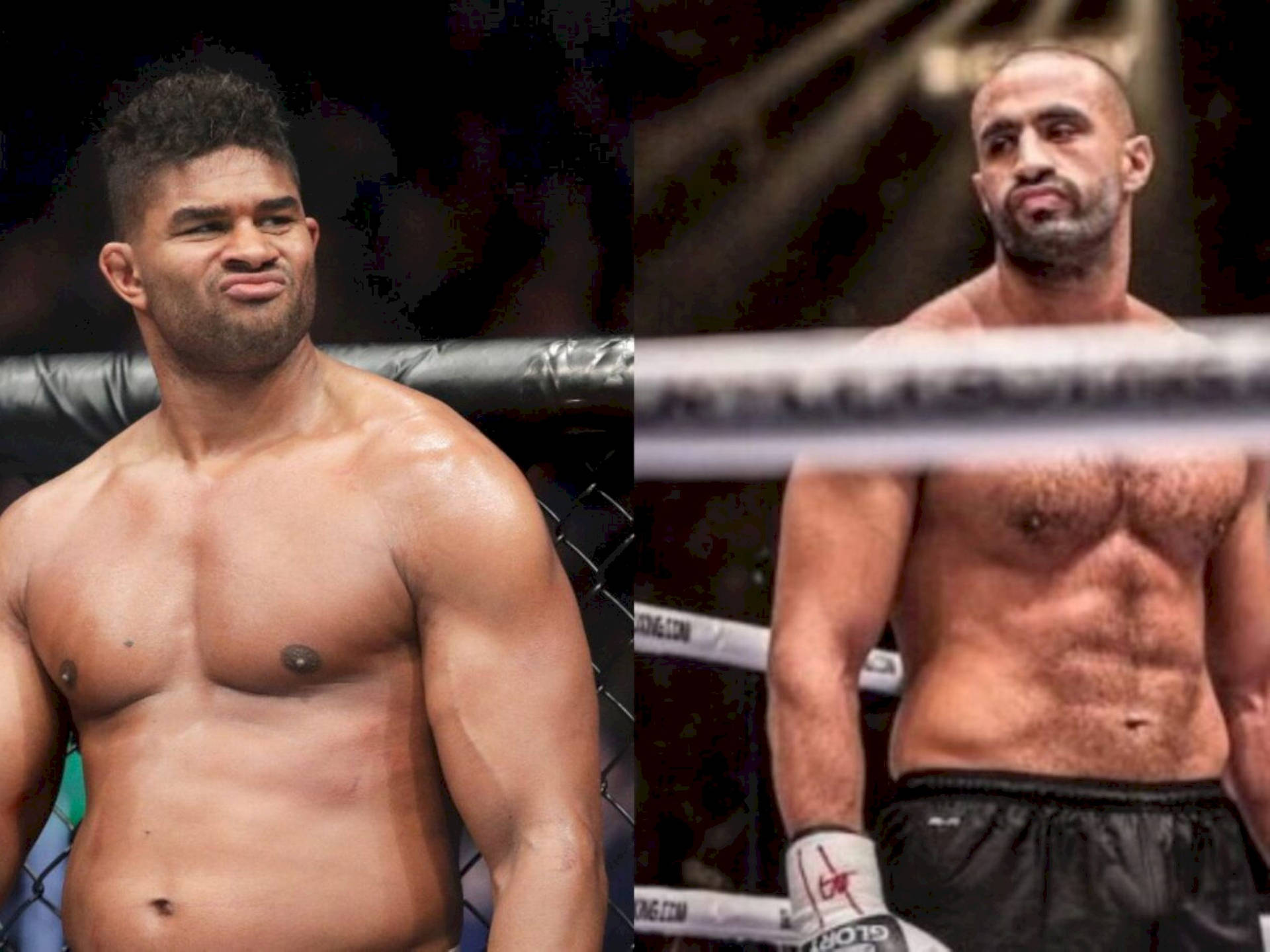 Alistair Overeem Badr Hari Side-by-side Background