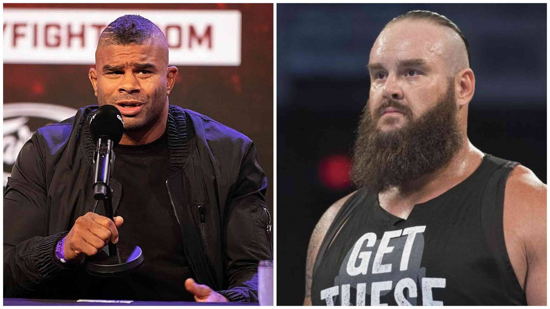 Alistair Overeem Braun Strowman Side-by-side Background