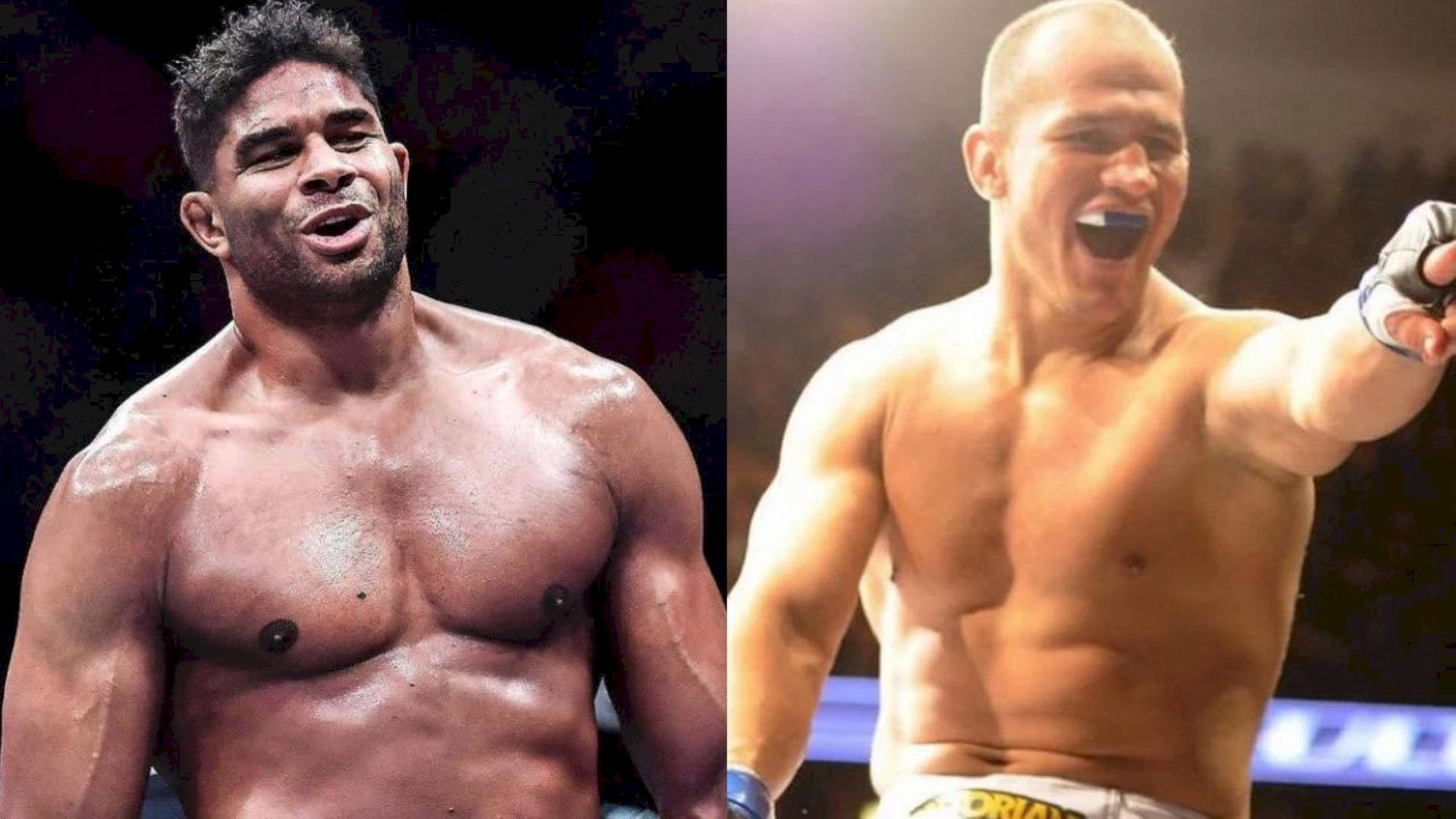 Alistair Overeem Junior Dos Santos Side-by-side Background