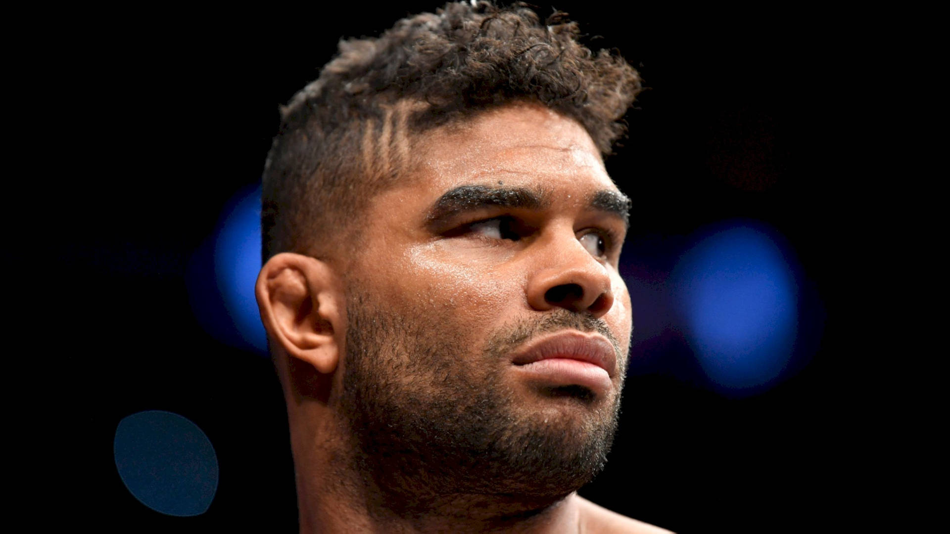 Alistair Overeem Partial Side View Background