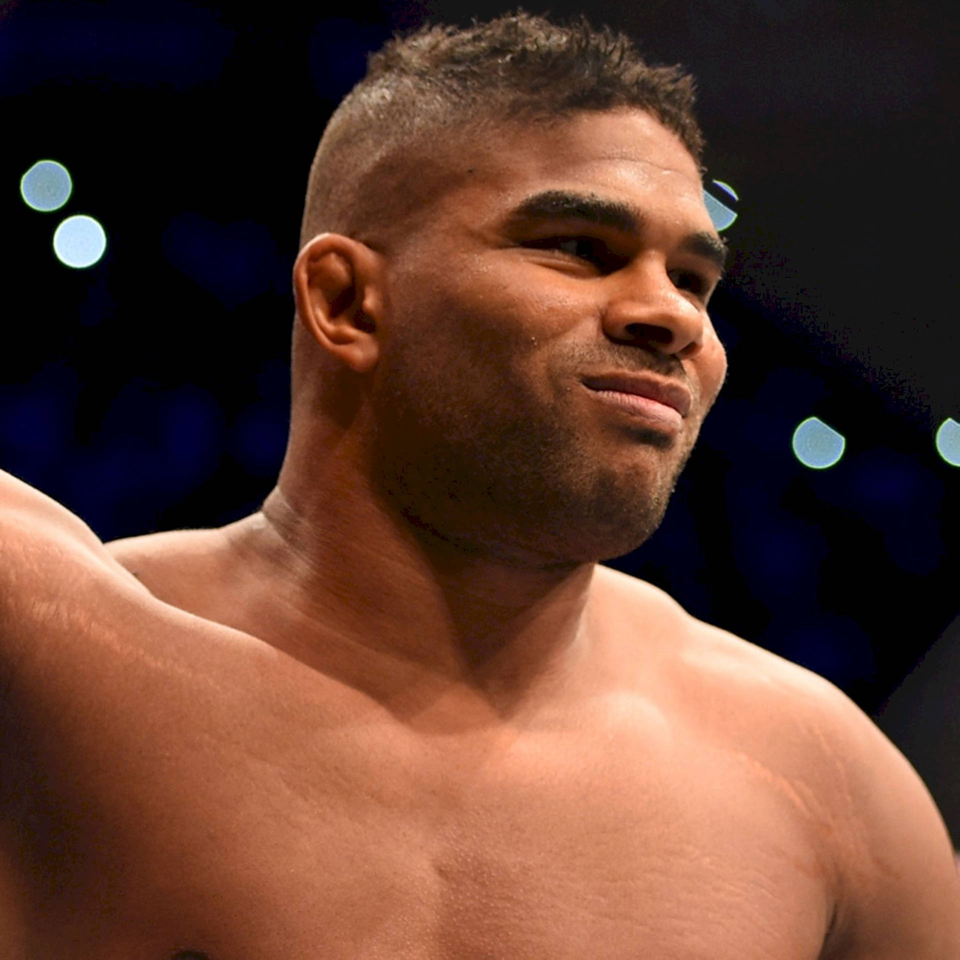 Alistair Overeem's Winning Smile Background