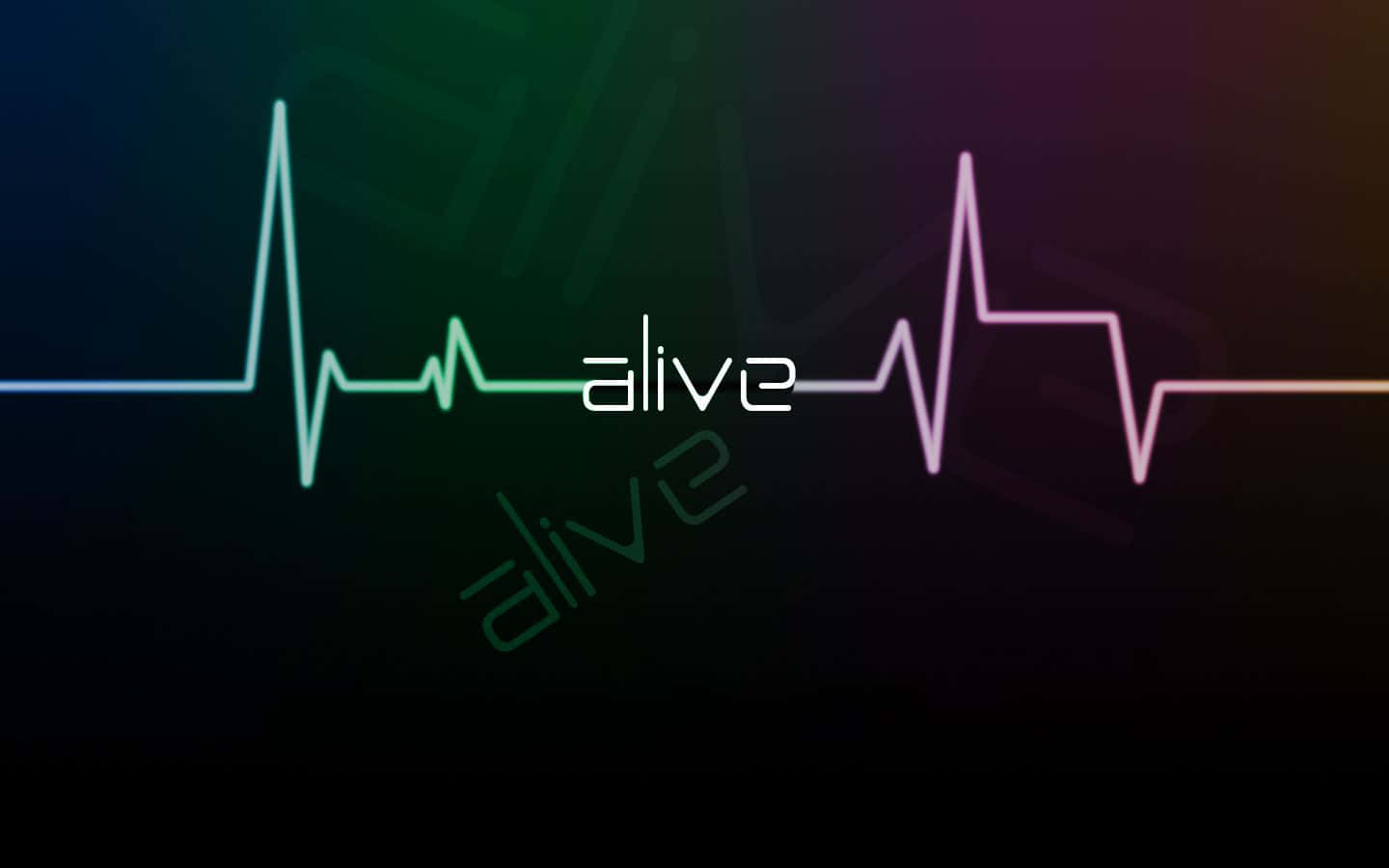 Alive Pulse Neon Art