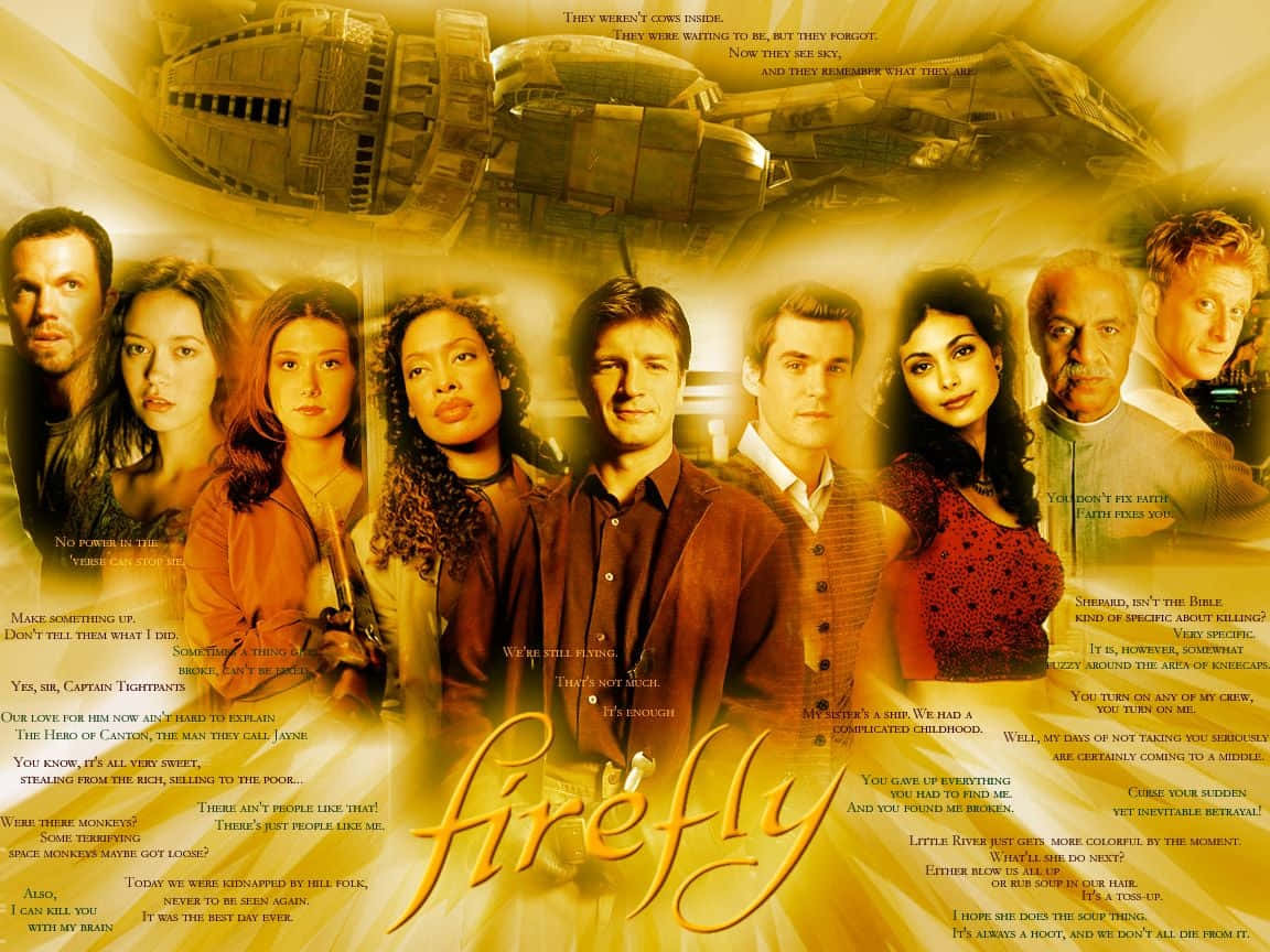 All Aboard Serenity, The Ship Of Captain Malcolm Reynolds Background