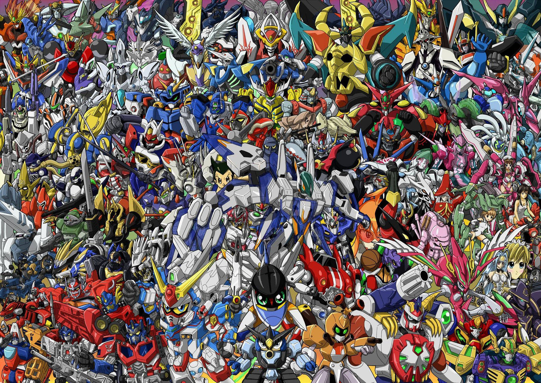 All Anime Mecha Mobile Suits Background