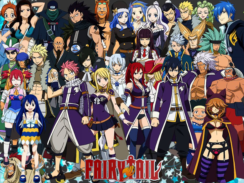 All Characters In Fairy Tail Background