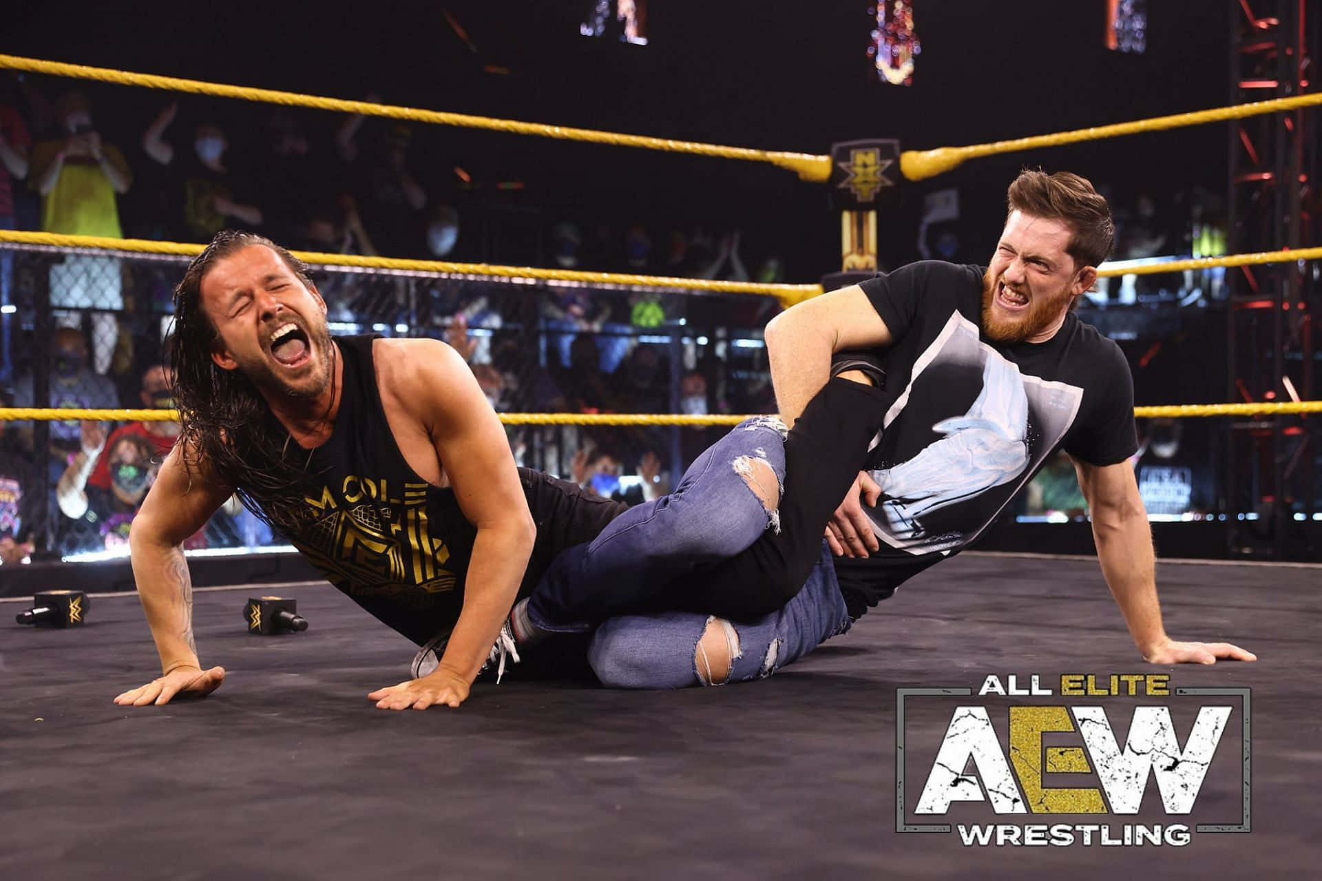 All Elite Wrestling Adam Cole Inside The Ring Background